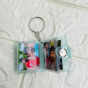 Transparent Mini Photo Album Keychain (15 Photos)